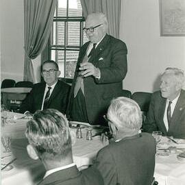 Stephen Henry Roberts Speaking at the Retirement of Mr J.C. Bongers, Accountant of University
