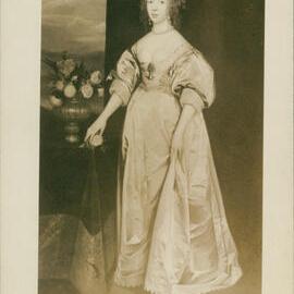 Details of 'The Blue Lady' Portrait in The Senate