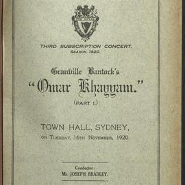 Third Subscription Concert - Season 1920