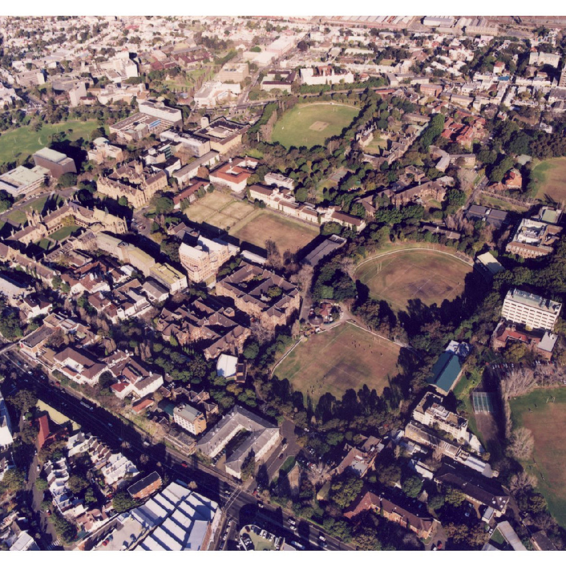 Aerial Views of Camperdown Campus