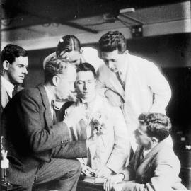 Dr Nolan and Medical School Osteology Class Students