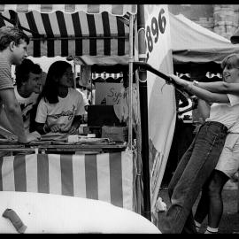 Boardsailing Club Stall at Orientation Week 1984