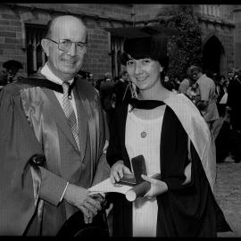 Barbara Messerle with Her Father Professor Hugo Messerle