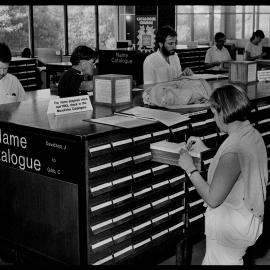 Card Catalogue at Fisher Library