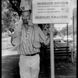 John Clegg, Senior Lecturer in Anthropology, with Pink Panther Doll