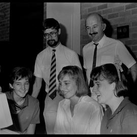 First Year Female Engineering Students with Department of Electrical Engineering Staff