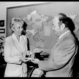 Professor Choi and Urzula Goral