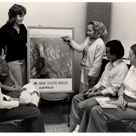 Foreign Students and Staff at the Language Laboratories