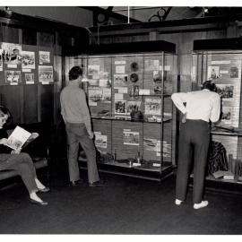 Visitors Looking at a Display in the Macleay Museum