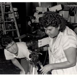 Aboriginal Teaching Aide Course Students Terry Meehan and Deborah Cook 