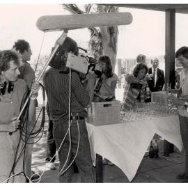 Filming the Television Service 10th Birthday Party