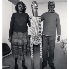 Artists in Residence, David Malangi and Margaret Gindjimirri