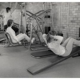 Exercising at the New Gymnasium at Darlington Centre