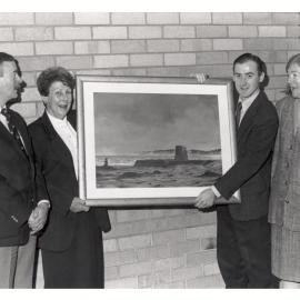 Presentation of Oil Painting by Patrick Faulkner to the University Art Collection