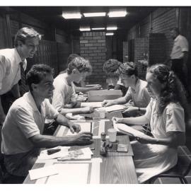 Information Desks at the 1987 Enrolment Day