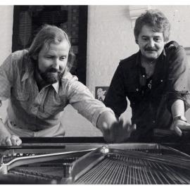 Dr Michael Hannan and Peter Sculthorpe