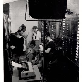 Camera Crew Filming in the Macleay Museum