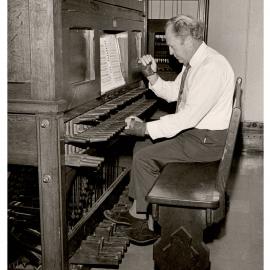 University Carillonist John Gordon Playing the Carillon