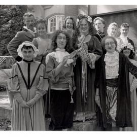 Drama Students Dressed in 17th, 18th and 19th Century Costumes