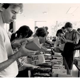 Perusing Books at Bookfest 1988
