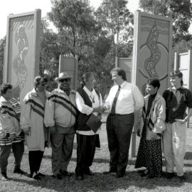 Gift of Aboriginal Artwork Presented to the Faculty of Health Sciences (FHS)