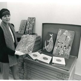 Bernice Murphy from Museum of Contemporary Art (MCA) with Arnott's Collection