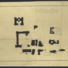 Plan Showing Possible Sites for New Buildings
