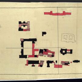 Plan Showing Possible Sites for New Buildings