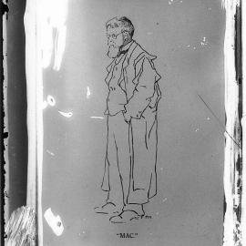 Caricature of "Mac", Professor Sir Mungo MacCallum