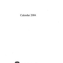 University of Sydney Calendar 2004