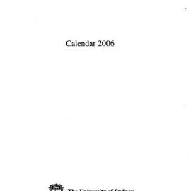 University of Sydney Calendar 2006