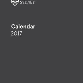 University of Sydney Calendar 2017