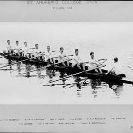 St Andrew's College Rowing 8 Team