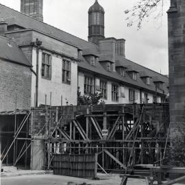 Early Stage in the Construction of the War Memorial, Great Gate and Gallery