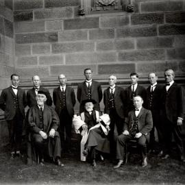 Staff Including Sir Mungo MacCallum and Yeoman Bedell William Barber