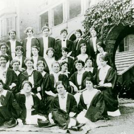 Women's College Students With Principal, Louisa Macdonald