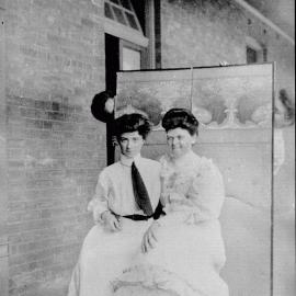 Gertrude Wark and Dolly Dunlop, students at the Women's College