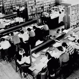 Reading Room of Fisher Library (Now Maclaurin Hall)