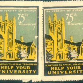 Anniversary Appeal Correspondence, Draft Press Clippings and Articles, Reports, Fundraising Stamps, Advertising Material from Similar Appeals